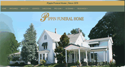 Desktop Screenshot of pippinfuneralhome.com